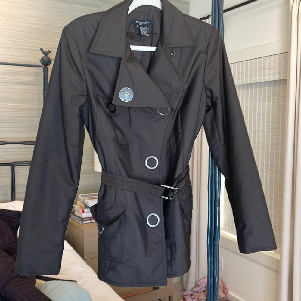 Etcetera brown trench jacket